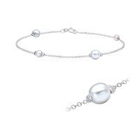 Sweet Pearls Silver Anklet ANK-322